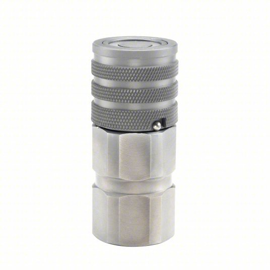 Parker FEM - 371 - 6FP Hydraulic Quick Coupler 3/8 in Coupling Size, Steel, 9 g/min Max. Flow Rate, Female - KVM Tools Inc.KV785RN7