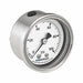 Ashcroft 501008S02B600 Pressure Gauge 0 psi / Hg to 600 psi, 2 in Dial, 1/4 in NPT Male, Center Back, 4X, IP66 - KVM Tools Inc.KV787NG5