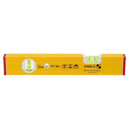 Stabila 29940 Magnetic Torpedo Pro - Set,1ft,2ft,4ft. Level & Plumb, Torpedo, 0, Top Read Window, 0 2 2 - KVM Tools Inc.KV787PG0