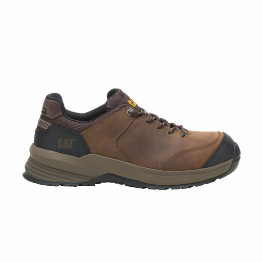 CAT P91350 Athletic Shoe, Men's, Size 10, W, Brown, Composite Toe Cap, Removable Insole