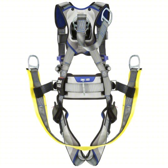3M DBI-SALA 1402117 Fall Protection Harness Climbing/Gen Use, Vest Harness, Quick-Connect / Tongue, L, Gray - KVM Tools Inc.KV788FY4