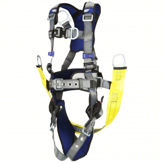 3M DBI-SALA 1402117 Fall Protection Harness Climbing/Gen Use, Vest Harness, Quick-Connect / Tongue, L, Gray - KVM Tools Inc.KV788FY4