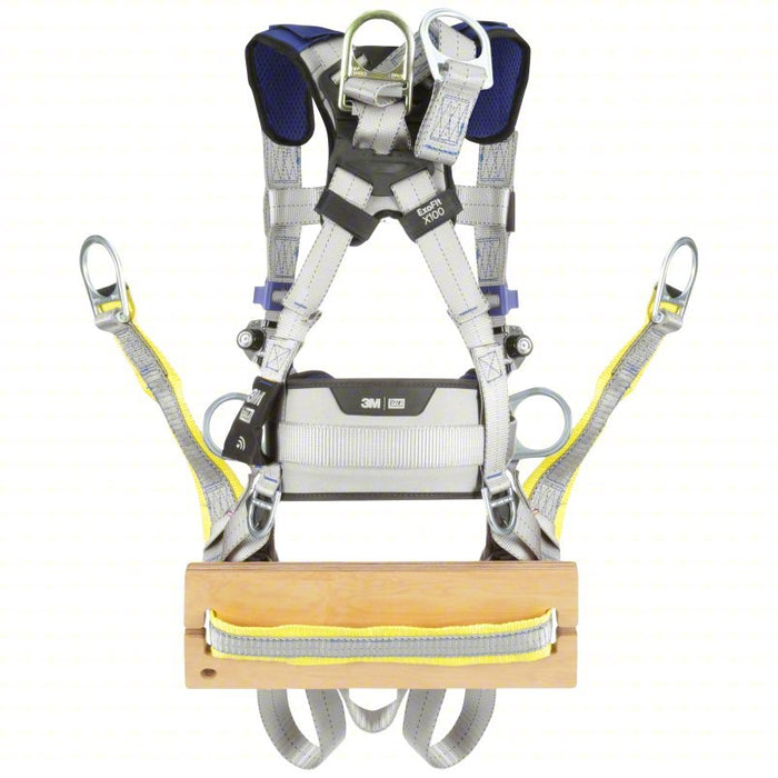 3M DBI - SALA 1401146 Fall Protection Harness Vest, Mating / Tongue Buckles, M, 420 lb Capacity - KVM Tools Inc.KV788GG4