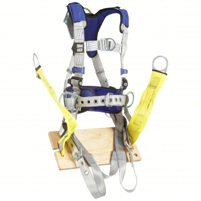 3M DBI - SALA 1401146 Fall Protection Harness Vest, Mating / Tongue Buckles, M, 420 lb Capacity - KVM Tools Inc.KV788GG4