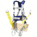 3M DBI - SALA 1401146 Fall Protection Harness Vest, Mating / Tongue Buckles, M, 420 lb Capacity - KVM Tools Inc.KV788GG4