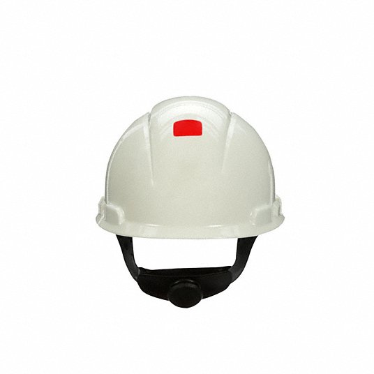 3M H - 701SFR - UV SecureFit(TM) Hard Hat White, Ratchet (4 - Point), Ratchet, HDPE, 4 Suspension Points, Ratchet - KVM Tools Inc.KV788VL4