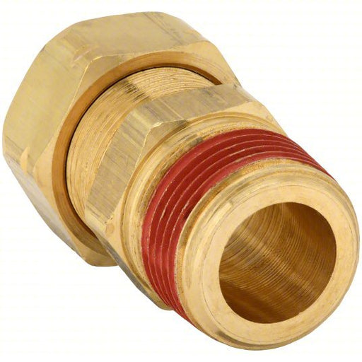 Parker VS68CA-4-2 Brass, Compression x MNPT, 1/8 in Pipe Size, For 1/4 in Tube OD - KVM Tools Inc.KV791AV7