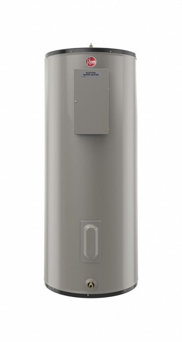 Rheem ELD66-FTB Light-Duty Commercial Electric Water Heater, 65 gal, 208 V AC, 12,100 W, Single/Three Phase, 2 Elements, 22.25 in Tank Dia x 59.4 in H, Brass Drain Valve