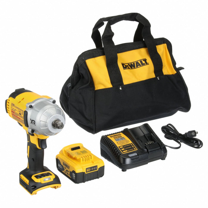 Dewalt DCF900P1 Impact Wrench, 1/2 in Drive Size, 1,030 ft-lb Fastening Torque, 1,400 ft-lb Breakaway Torque