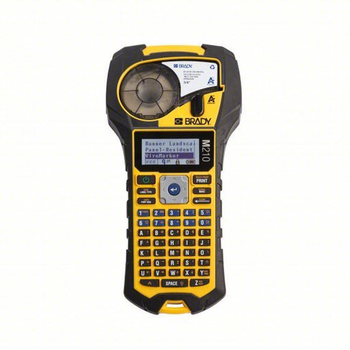 Brady M210 Portable Printer No Wireless Connectivity, 3/4", 203 dpi Printhead Resolution - KVM Tools Inc.KV793ET9