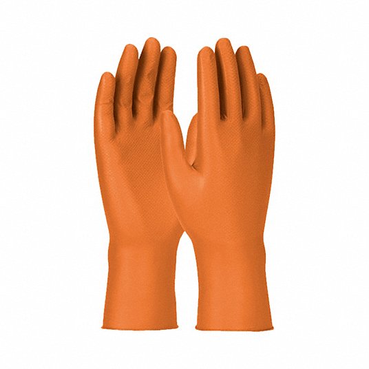PIP 67 - 307/XL Disposable Gloves Chemical - Resistant/Food - Grade, XL (10), 7 mil, Powder - Free, Nitrile, 50 PK - KVM Tools Inc.KV793FW5