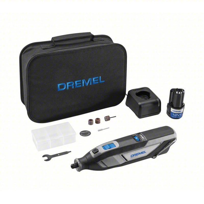 Dremel 8240 - 5 Cordless Rotary Tool 35,000 RPM Max. Speed, Variable Speed, 2.0 Ah, 12V DC - KVM Tools Inc.KV794A70