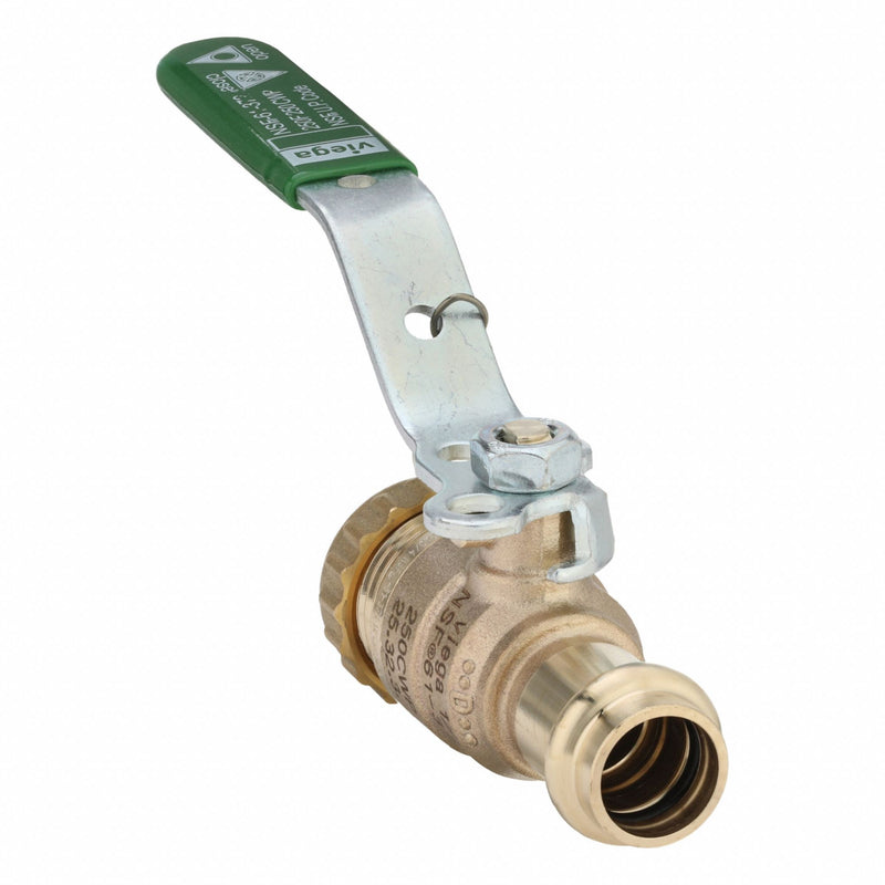 Viega Propress 79875F Manual Two-Way Ball Valve 1/2 in Bronze