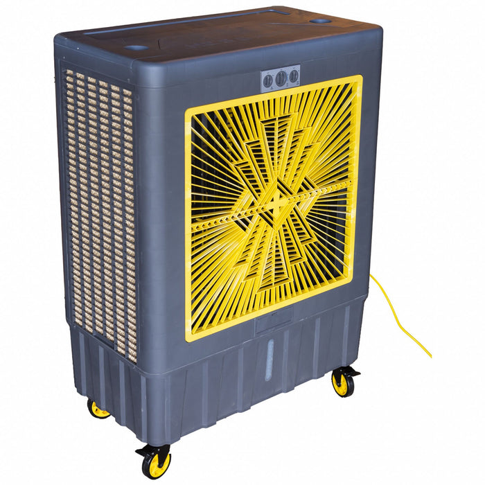 Hessaire M350 Portable Evaporative Cooler, 3, 000 sq ft, 115V AC, 59 in x 26 in x 46 in