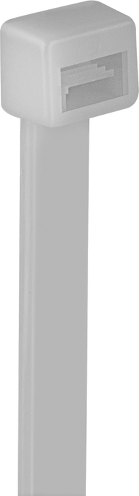 McMaster 7130K45 Nylon Plastic Cable Tie, Wide, 12" Long, 3" Max Bundle Diameter, Off-White, Pack of 50