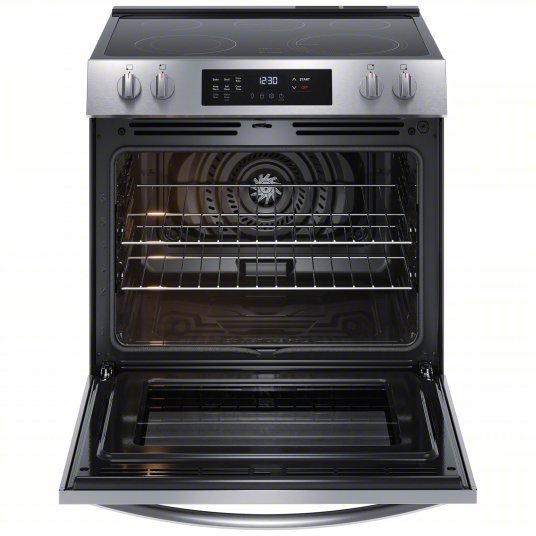 Frigidaire FCFE3083AS Electric Range Stainless Steel, Electric, 5 Burners, ADA Compliant, Self Cleaning - KVM Tools Inc.KV800U59