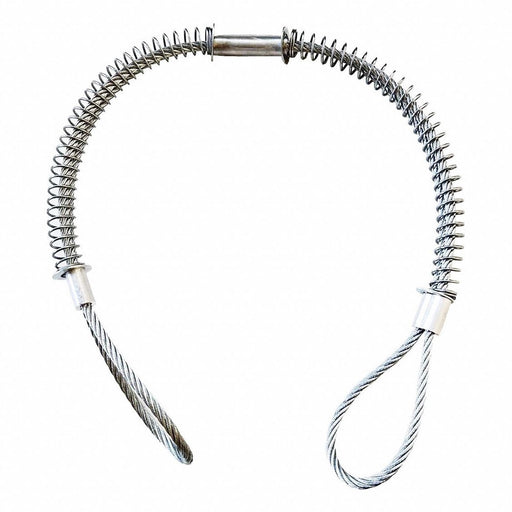 Approved Vendor 802G66 Hose Safety Cable, Hose to Hose, 2 in Max Hose Size, 28 in Lg, Zinc Plated 1045 Steel, 7 Plies