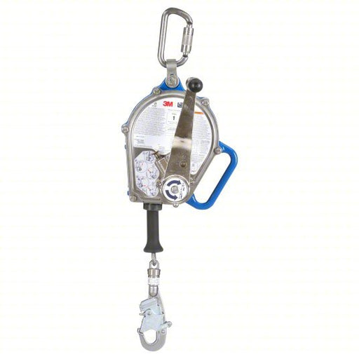 3M 3400144 Self Retracting Lifeline Steel Snap Hook Anchor, Harness Steel Carabiner, 30 ft Line - KVM Tools Inc.KV804L17