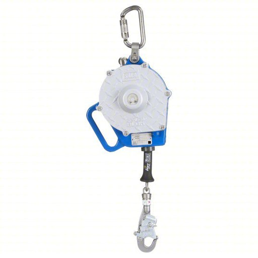3M 3400144 Self Retracting Lifeline Steel Snap Hook Anchor, Harness Steel Carabiner, 30 ft Line - KVM Tools Inc.KV804L17