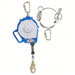 3M 3400149 Self Retracting Lifeline Carabiner Anchor, Harness Swivel Snap Hook, 50 ft Line, Sealed, Sealed - KVM Tools Inc.KV809EZ9