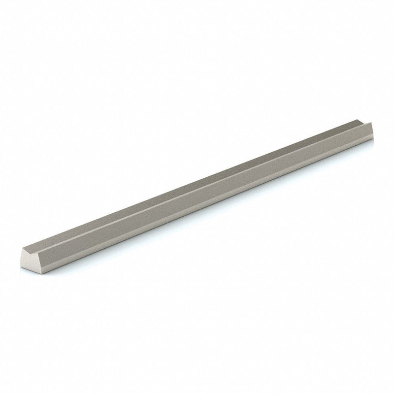 PBC Linear LSRM16-0600-SL Low-Profile Linear Shaft Support Rail, Steel, 16 mm Shaft Dia, 600 mm Lg