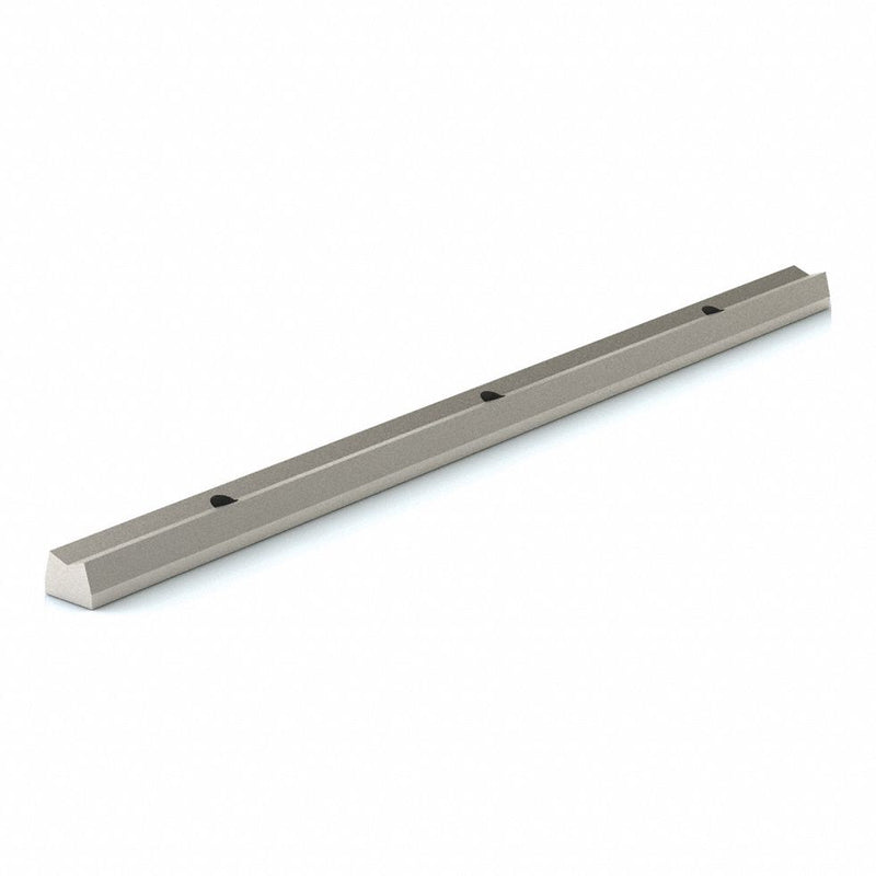PBC Linear LSRM20PD-0900-SL Pre-Drilled Low-Profile Linear Shaft Support Rail, Steel, 20 mm Shaft Dia, 900 mm Lg