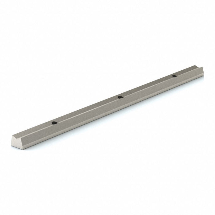 PBC Linear LSRM12PD-0360-SL Pre-Drilled Low-Profile Linear Shaft Support Rail, Steel, 12 mm Shaft Dia, 360 mm Lg
