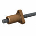 PBC Linear LSR1001T-0254-TS-NNN-NNN-N Precision Lead Screw, 10 mm Screw Dia, 1 mm Lead, 254 mm Lg, Standard Nut