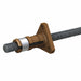 PBC Linear LSR1001T-0254-TCF-NNN-NNN-N Precision Lead Screw, 10 mm Screw Dia, 1 mm Lead, 254 mm Lg, Anti-Backlash Nut