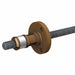 PBC Linear LSR1201T-0254-RCF-NNN-NNN-N Precision Lead Screw, 12 mm Screw Dia, 1 mm Lead, 254 mm Lg, Anti-Backlash Nut