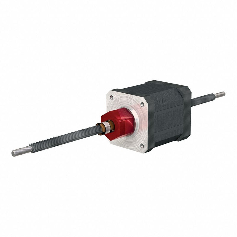 PBC Linear LSR0605T-0250-NCF171-NNN-NNN Motorized Non-Captive Lead Screw, NEMA 17 Stepper Motor, 6 mm Screw Dia, 5 mm Lead, 250 mm Lg