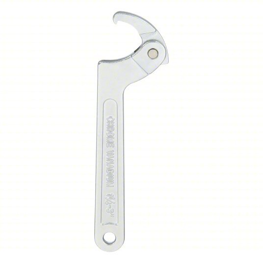 Proto JC472B Spanner Wrench 1 1/4 in to 3 in, 6 3/4 in Overall Lg, 19/64 in Hook Thick, 7/64 in Hook Dp - KVM Tools Inc.KV807VY0