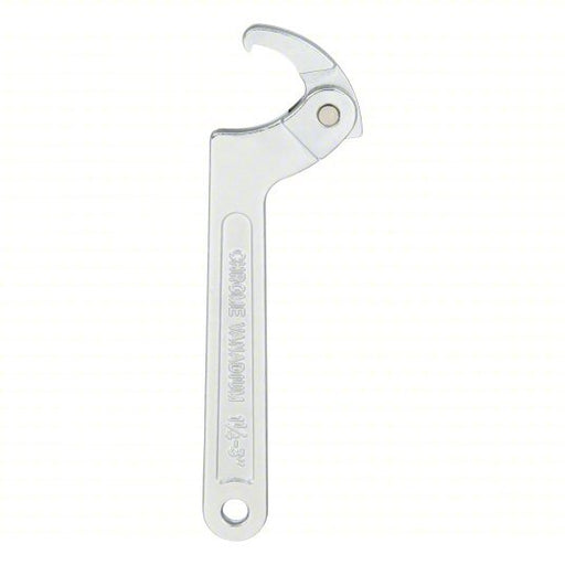 Proto JC472B Spanner Wrench 1 1/4 in to 3 in, 6 3/4 in Overall Lg, 19/64 in Hook Thick, 7/64 in Hook Dp - KVM Tools Inc.KV807VY0
