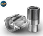 Stucchi VOF Series 811201006 Interchange Nipple, 1-1/2 In Male x 1-1/2 NPT, Steel - KVM Tools Inc.KV811201006