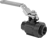 McMaster 8196N49 Threaded On/Off Valve, Steel with Lockable Lever Handle, 3/4 NPT Female x NPT Female
