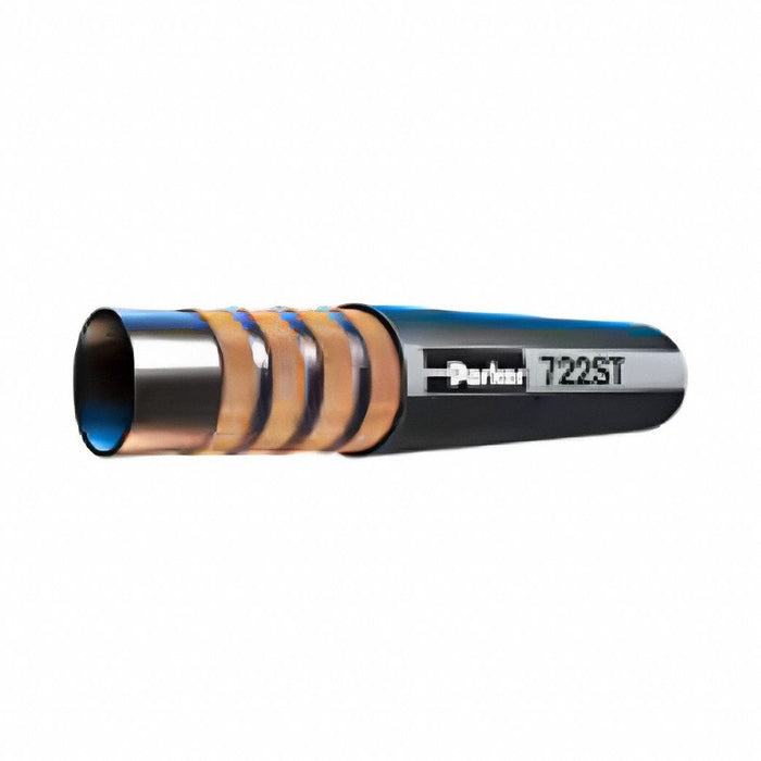 Parker 722TC-12-025 Hydraulic Hose, 4, 000 psi, 3/4 in Hose Inside Dia., 1 13/64 in Hose Outside Dia., 25 ft Hose Lg
