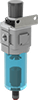McMaster 8465N451 SMC Modular Compressed Air Filter/Regulator, Particle Removal, Number 40, Polycarbonate, 1/2 NPT Female