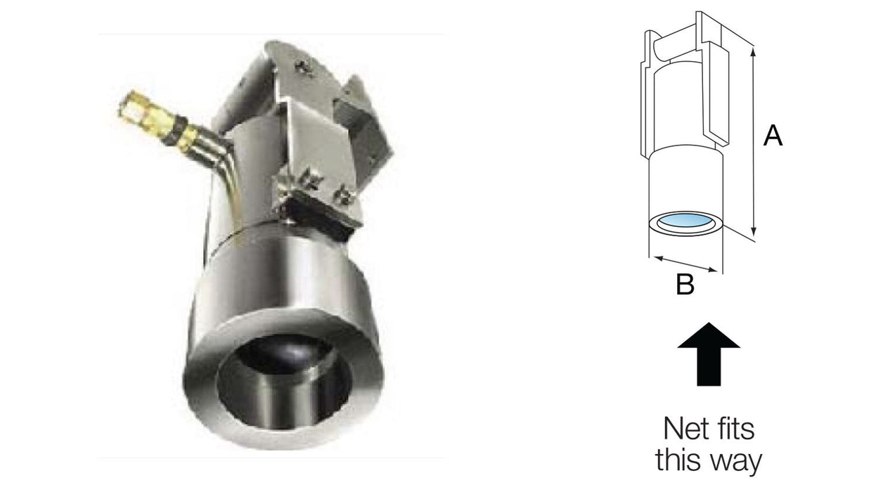 Dropsafe 8500945 Net with Trisafe™ Carabiner and Flange Plate for CCTV, SWL 20 kg / 44 lbs