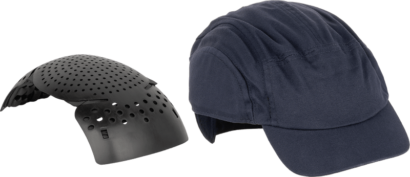 McMaster 8522N49 Baseball-Style Bump Cap with Slider, Dark Blue, 6-3/4 to 7-3/4 Hat Size