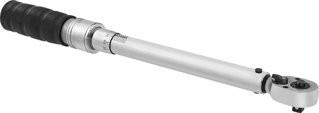 McMaster 85555A319 Adjustable Torque Wrench with Certificate Quick Release, 1/2", 30 - 250 ft. - lbs. and 40.7 - 338.9 NM - KVM Tools Inc.KV85555A319