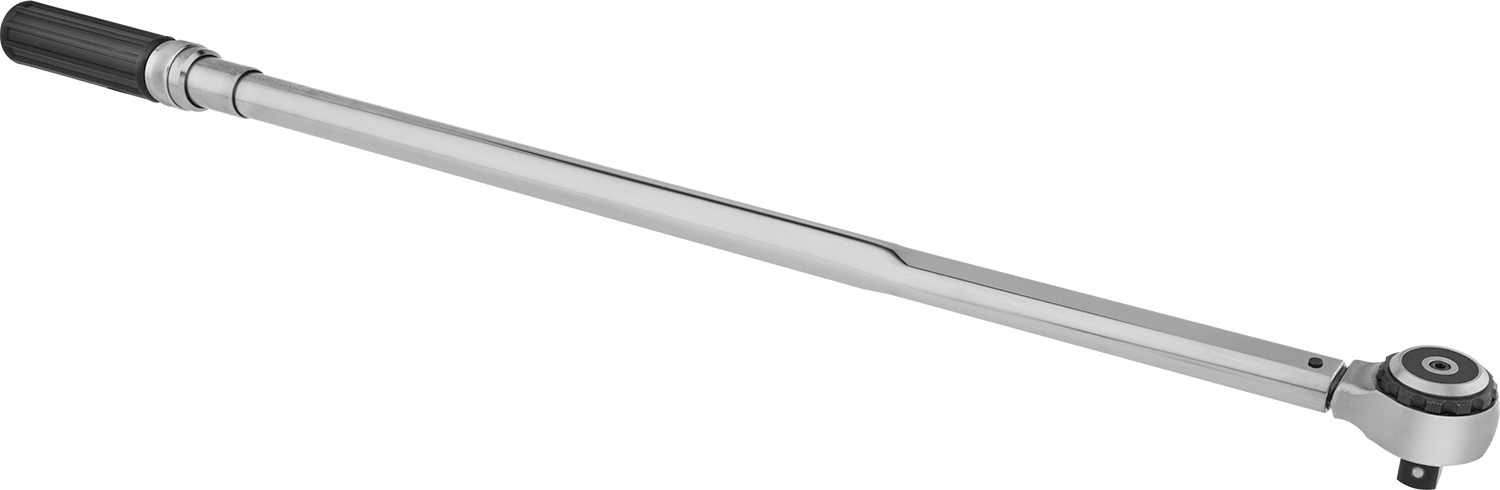 McMaster 85555A322 Adjustable Ratcheting Torque Wrench with Certificate, 120–600 ft·lbf / 162.7–813.4 N·m, 3/4" Square Drive