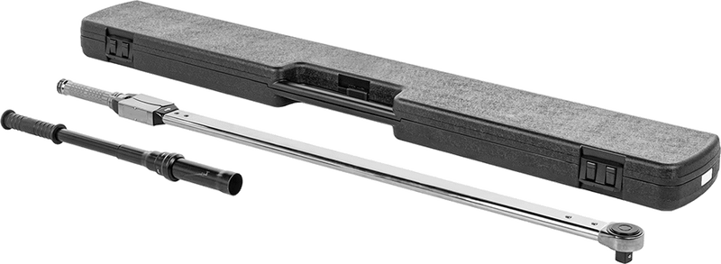 McMaster 85555A328 Adjustable Ratcheting Torque Wrench with Certificate, 370–1,100 ft·lbf / 500–1,500 N·m, 1" Square Drive