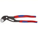 Knipex 87 02 250 SBA Water Pump Plier V, Push Button, 2 in Max Jaw Opening, 10 in Overall Lg, 25 Jaw Positions, Serrated - KVM Tools Inc.KV2DYY6