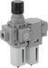 McMaster 8798N11 Modular Compressed Air Filter/Regulator, for Oil and Particles, Parker Series P31C, 1/4 NPT Female