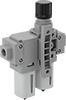 McMaster 8798N11 Modular Compressed Air Filter/Regulator, for Oil and Particles, Parker Series P31C, 1/4 NPT Female