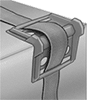 McMaster 9077T346 Nylon Web Sling, Flat Eye, 4" Wide, 16300 lbs. Choker Capacity, 8 Feet Length