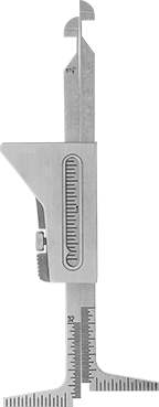 McMaster 8970A11 Weld Alignment Inspection Gauge 1/16", 30 mm Maximum Size Measured - KVM Tools Inc.KV8970A11