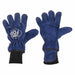 Shelby 5227 L Firefighter Gloves Cowhide Leather Palm, Cowhide Leather, Blue, Cuff Knit, L, 1 PR - KVM Tools Inc.KV9T520
