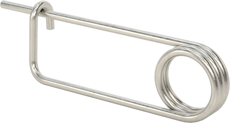 McMaster 90026A104 18-8 Stainless Steel Long-Life Wire-Snap Cotter Pin, 3/32" Wire Diameter, 1-5/8" Usable Length