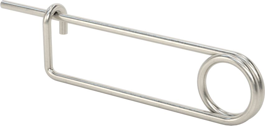 McMaster 90026A108 18-8 Stainless Steel Long-Life Wire-Snap Cotter Pin, 1/8" Wire Diameter, 2-1/2" Usable Length